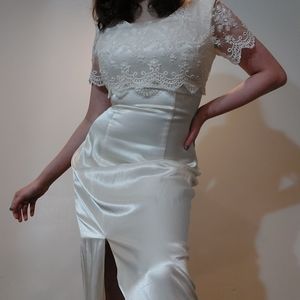 80s Cache Wedding Dress